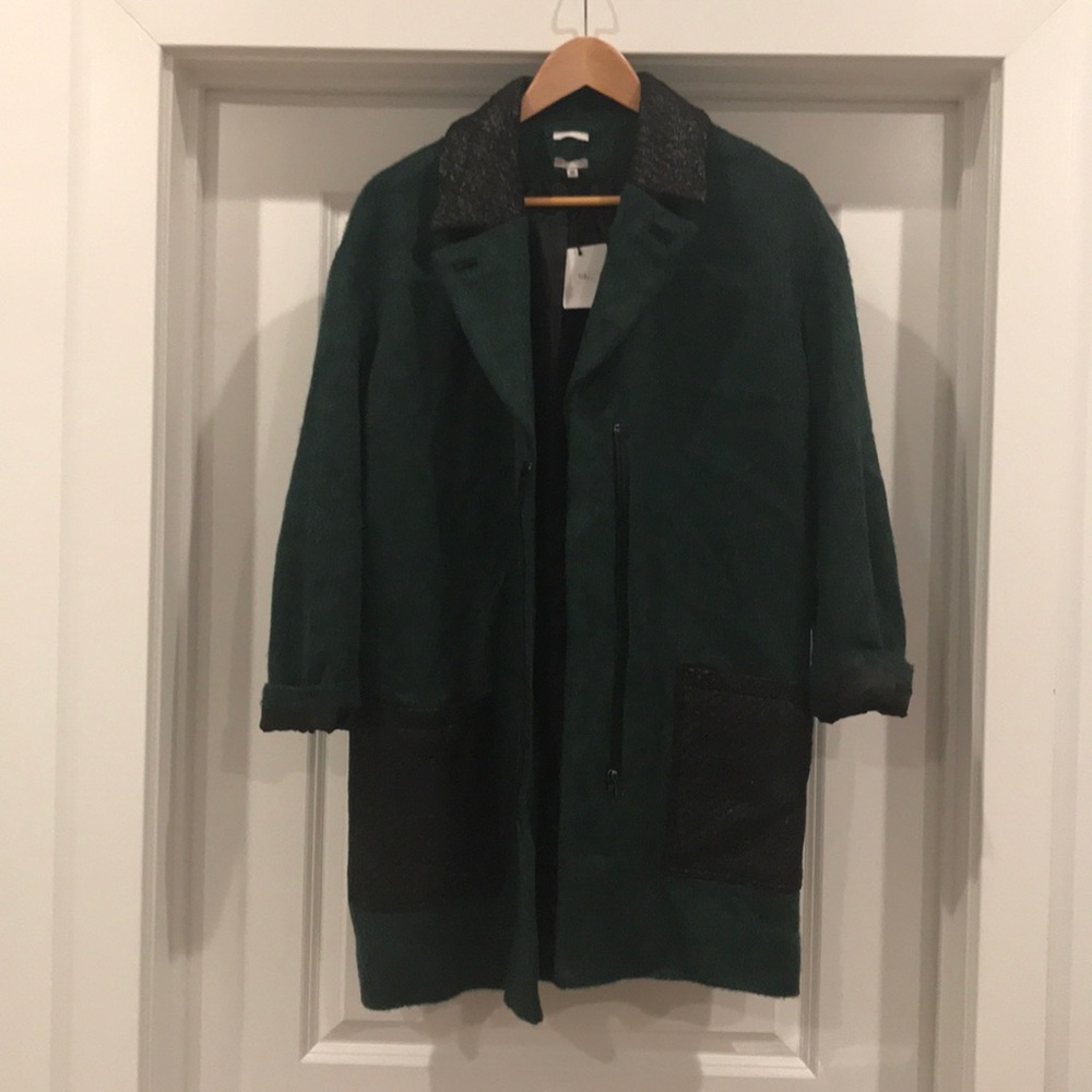 Oversized Green Coat from Paris
